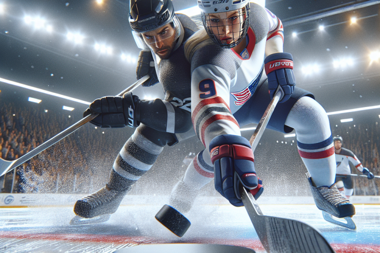 NHL icmalı üçün buz üzərində intensiv hokkey anı, qaliblər və məğlublar.